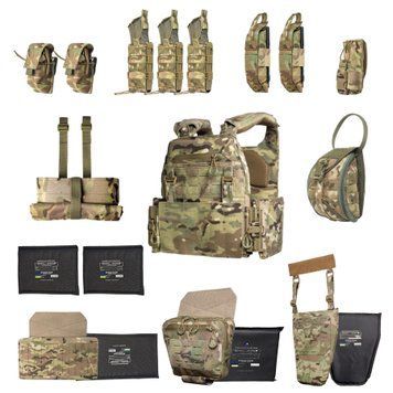 Бронежилет тактичний. Плитоноска з підсумками та балістикою. Swift Eagle M-WIN GEN.2 Multicam M-L 1052 фото