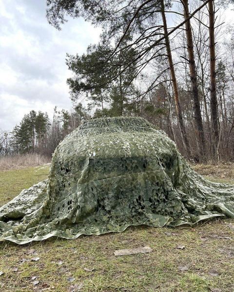 Антидронова маскувальна сітка Зелене листя AD00ZL фото