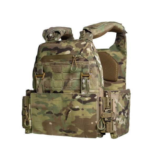 Бронежилет тактичний Phantom. Плитоноска з підсумками M-WIN GEN.2 Multicam M-L 1122-M-L фото